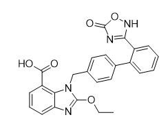 99% de pureza Azilsartan CAS 147403-03-0 Pó cristalino branco a pouco branco