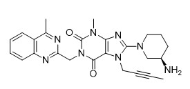 Pureza branca 99% C25H28N8O2 do pó de Linagliptin CAS No 668270-12-0