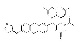 Pó branco C31H35ClO11 da pureza 98% de Acetoxy Empagliflozin CAS No 915095-99-7