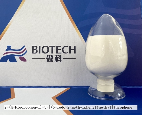 2 (4-Fluorophenyl) - [(5-Iodo-2-Methylphenyl) pó cristalino de CAS 898566-17-1] do Thiophene 5- metílico