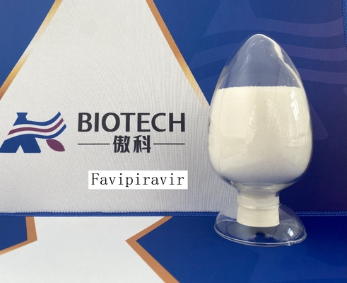 Pureza 99% de Favipiravir CAS 259793-96-9 claro - amarelo ao branco como o pó cristalino C5H4FN3O2