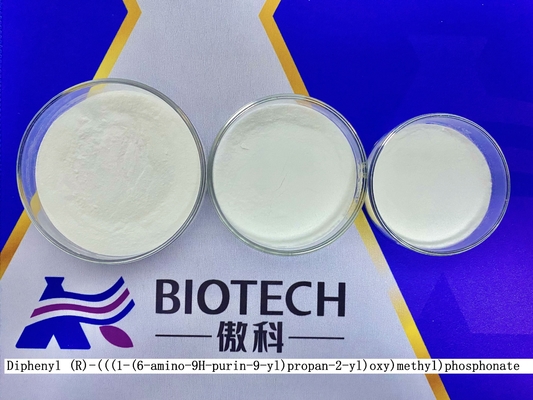 Difenil (R) - ((((1-(6-Amino-9H-Purin-9-Yl) Propano-2-Yl) -O-metil) Fosfonato CAS 342631-41-8 Para TFA de pureza 97%