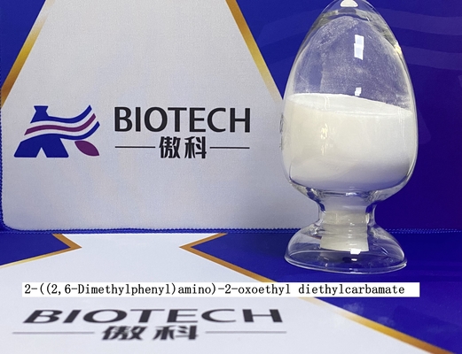 2-((2,6-dimetilfenil) amino)-2-oxoetil dietilcarbamato para impureza de leostetina Pó branco Pureza 97%