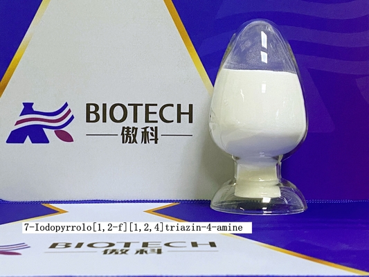 7-Iodopyrrolo [1,2-f] [1,2,4] triazin-4-amine CAS No 1770840-43-1 para a pureza amarela 95% do pó de Remdesivir
