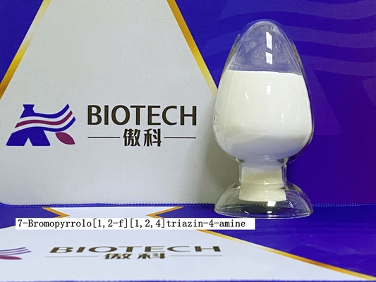 APIs Intermediates7-Bromopyrrolo [1,2-f] [1,2,4] triazin-4-amine CAS No 937046-98-5 para a pureza amarela 95% do pó de Remdesivir