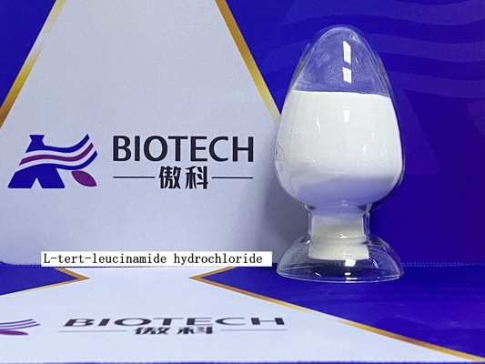 H-Tle-NH2.HCl CAS No 75158-12-2 para os derivados dos ácidos aminados brancos à pureza esbranquiçado 98% do pó