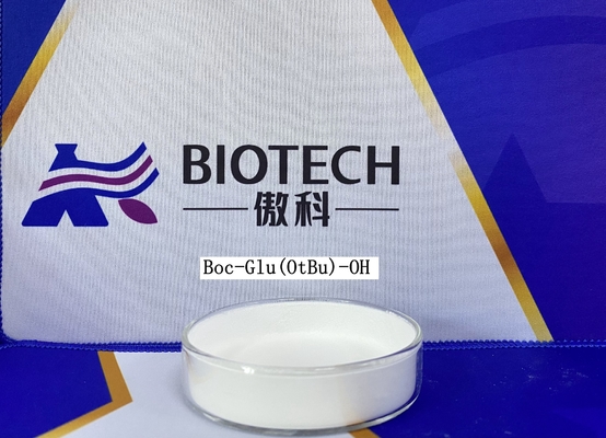 Boc-Glu (OtBu) - OH CAS No 24277-39-2 para a pureza branca 99% do pó dos derivados dos ácidos aminados
