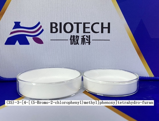 (3S) - 3 [4 [(5-Bromo-2-Chlorophenyl) metílico]] pó branco Phenoxy da pureza 98% do Tetrahydro-furano 	Intermediários dos APIs