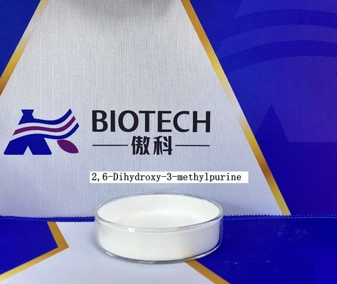2,6-Dihydroxy-3-Methylpurine CAS 1076-22-8 intermediários dos APIs C6H6N4O2 de 98%