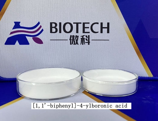[1,1' - Biphenyl] - 4-Ylboronic CAS ácido 5122-94-1 produtos químicos eletrônicos da pureza 98%
