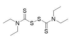Cromatografia de quelato de metal dissulfeto de tetraetiltiuram CAS No. 97-77-8 C10H20N2S4 Pureza 95%