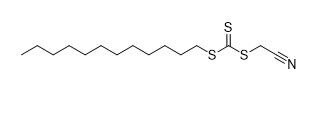 Cromatografia de Quelato de Metal Cianometil Dodecil Tritiocarbonato CAS No. 796045-97-1 C15H27NS3 97%