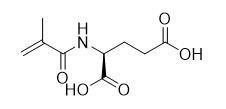 Cromatografia de quelato de metal Ácido metacriloil-L-glutâmico CAS 34373-07-4 Pureza 95%