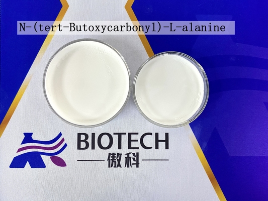 Alta pureza N-Tert-Butoxicarbonil-L-Alanina CAS 15761-38-3 Pó branco MF C8H15NO4 EINECS n° 239-847-8
