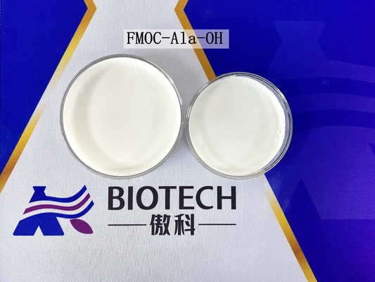 Derivados de Aminoácidos FMOC-Ala-OH CAS. 35661-39-3 Pó Branco Pureza 98% C18H17NO4