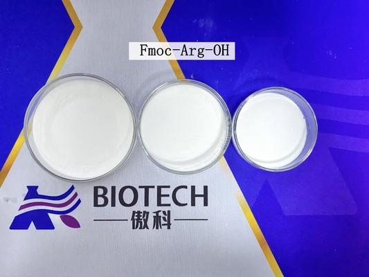 Pó branco Derivados de Fmoc-Arg-OH de 98% de pureza, n.o CAS 91000-69-0 C21H24N4O4