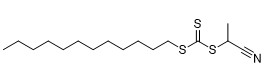 Pureza 95% do reagente C16H29NS3 da JANGADA 1 carbonotrithioate dodecyl CAS No do cyanoethyl. 1186022-27-4