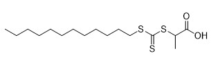 Reagente 2 (Dodecylthiocarbonothioylthio) Propanoic CAS No ácido da JANGADA. 558484-21-2 C16H30O2S3 97%