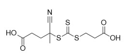 4 ((((2-Carboxyethyl) Thio) pó amarelo ácido Thio de Carbonothioyl)) - 4-Cyanopentanoic CAS 2055041-03-5 C10H13NO4S3