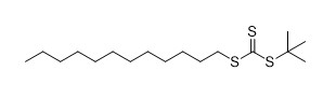 Reagente Dodecyl Tert-butílico CAS da JANGADA de Carbonotrithioate 1186022-26-3 C17H34S3 95%