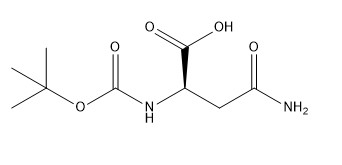 Derivados CAS No do ácido aminado da pureza 98%. 75647-01-7 Boc-D-asparagina C9H16N2O5