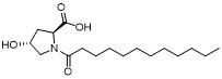 Lauroil-4-hidroxi-prolina, n.o CAS 135777-18-3