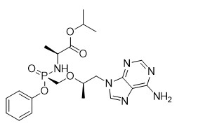 Intermediários Tenofovir Alafenamide CAS No dos APIs 379270-37-8 para o TFA branco à pureza esbranquiçado 99% do pó