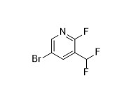 COA 5 Bromo 3 Difluoromethyl 2 Fluoropyridine C6H3BrF3N CAS 1805222-04-1