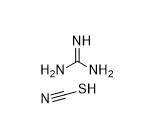 Thiocyanate fino CAS No do Guanidine dos produtos químicos de CH5N3.CHNS 593-84-0 cristais brancos