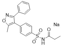 Branco do sódio de CAS No 198470-85-8 Parecoxib ou Branco-como a pureza 98,5% do pó