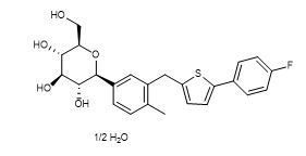 Pureza 99% Canagliflozin Hemihydrate CAS No 928672-86-0 intermediários cristalinos brancos dos APIs do pó