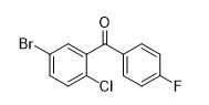 (5-Bromo-2-Chlorophenyl) (4-Fluorophenyl) pó branco da pureza 98% de Methanone 915095-85-1