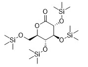 2,3,4,6-Tetrakis-O-Trimethylsilyl-D-Gluconolactone CAS 32384-65-9 incolor para iluminar - intermediários líquidos amarelos dos APIs