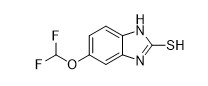 5-Difluoromethoxy-2-Mercapto-1H-Benzimidazol CAS No. 97963-62-7 intermediários cristalinos brancos ou fora brancos dos APIs do pó