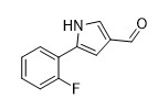 5- (2-Fluorophenyl) - amarelo de 1H-Pyrrole-3-Carboxaldehyde CAS 881674-56-2 Brown ao pó fora branco