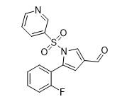 5- (2-Fluorophenyl) - 1 (3-Pyridinylsulfonyl) - pó amarelo de 1H-Pyrrole-3-Carboxaldeh CAS 81677-11-8