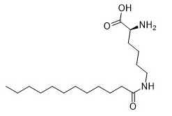 Aditivos cosméticos N6- (1-Oxododecyl) - ensaio branco 95% do pó do Cas 52315-75-0 da L-lisina