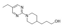 3-(1-(5-Etilpirimidina-2-Yl)Piperidina-4-Yl)Propano-1-Ol CAS 1046815-82-0 Pó 98%