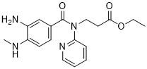 Etilo n [(methylamino) benzoyl 3-amino-4-] - N-pyridin-2-yl-beta-alaninate CAS No .212322-56-0 branco a se iluminar - pó amarelo