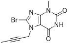 8-Bromo-7- (But-2-Ynyl) - 3-Methyl-1H-Purine-2,6 (3H, 7H) - Dione CAS No. 666816-98-4 branco ao pó fora branco