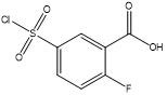 5- (Chlorosulphonyl) - 2-Fluorobenzoic composto Heterocyclic ácido CAS No .37098-75-2