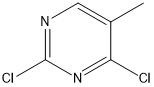 2,4-Dicloro-5-Metilpirimidina APIs Intermediários CAS 1780-31-0 Pureza 98% C5H4Cl2N2