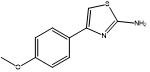 4- ((4-O-metil-fenil) - 1,3-tiazol-2-amina CAS n.o 2104-04-3 Pureza 98% Pó amarelo