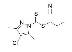 2'-cianobutan-2'-il-4-cloro-3,5-dimetilpirazol-1-carboditioato C11H14ClN3S2 Pureza 95%