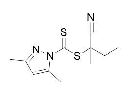Cromatografia de quelato de metal 2-cianobutan-2-il 3,5-dimetil-1H-pirazol-1-carboditioato C11H15N3S2