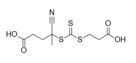 Ácido 4-((((2-Carboxietil)tio)carbonotioil)tio)-4-cianopentanóico Nº CAS 2055041-03-5 C10H13NO4S3 Pó amarelo