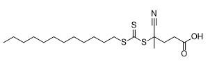 Ácido 4-ciano-4-dodecilsulfanilcarbotioilsulfanilpentanóico Nº CAS 870196-80-8 C19H33NO2S3 Sólido esbranquiçado a amarelo