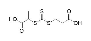 Cromatografia de quelato de metal 3-((((1-Carboxietil)Thio)Carbonothioyl)Thio)Propanoic Acid CAS No. 870451-09-5 C7H10O4S3