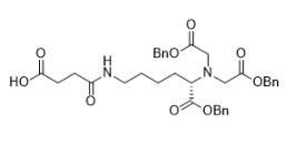 Ácido (S)-4-((6-(Benziloxi)-5-(Bis(2-(Benziloxi)-2-Oxoetil)Amino)-6-Oxohexil)Amino)-4-Oxobutanoico Ácido CAS 637331-50-1