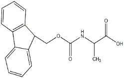Derivados de Aminoácidos FMOC-Ala-OH CAS. 35661-39-3 Pó Branco Pureza 98% C18H17NO4